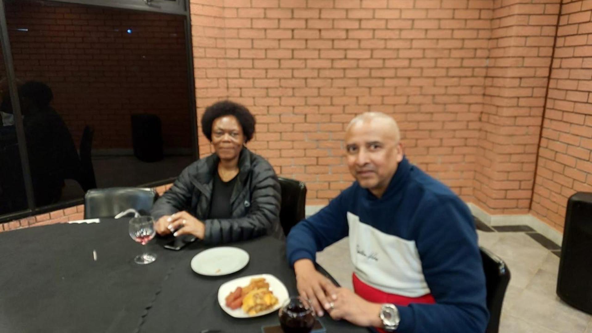 Prof Makhubu-Badenhorst & PanSALB CEO Mr Lance Shultz pictured together at the CoPAL welcome cocktail event.