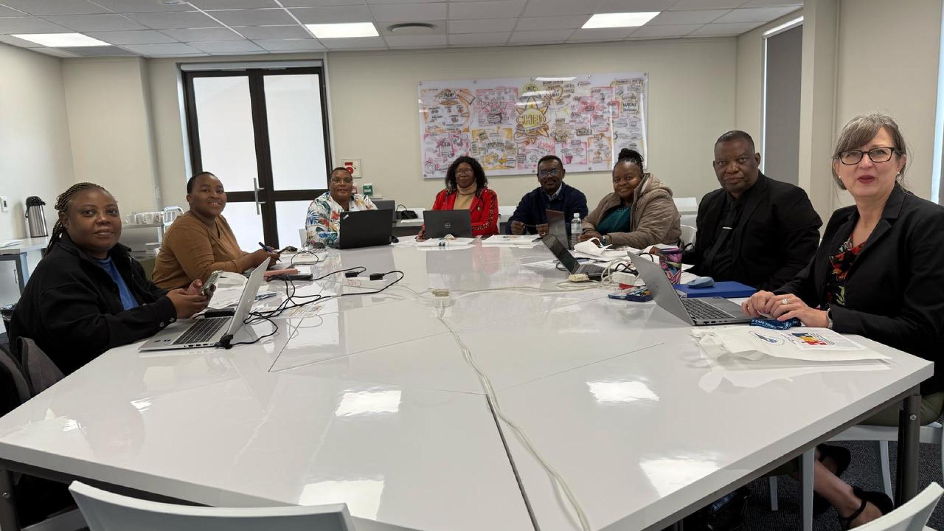 Day 1 people in a meeting