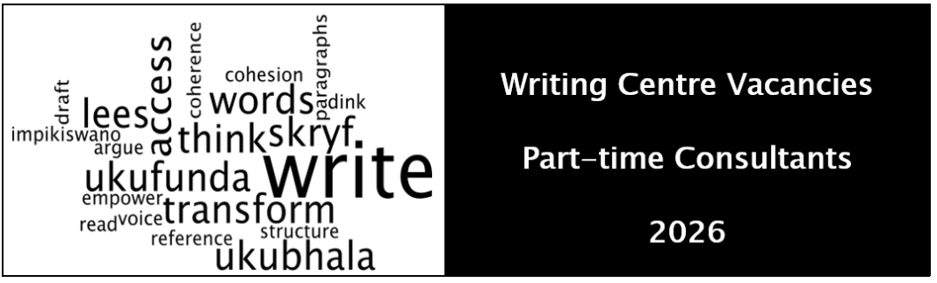 Writing Centre Vacancies Part-time Consultants 2026