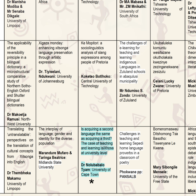 ALASA Programme