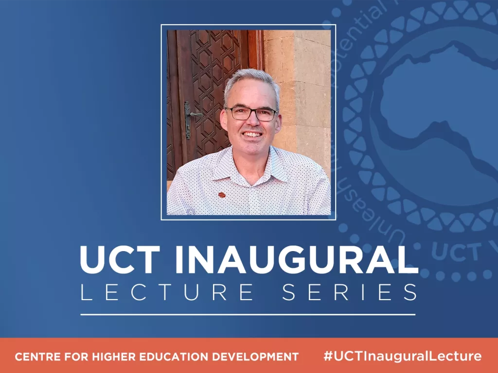 UCT Inaugural Lecture: Professor Francois Cilliers