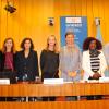 DOT4D PI Dr Glenda Cox (centre) with fellow panelists in the "Transdisciplinarity to face the pressing issues of the 21st century" session